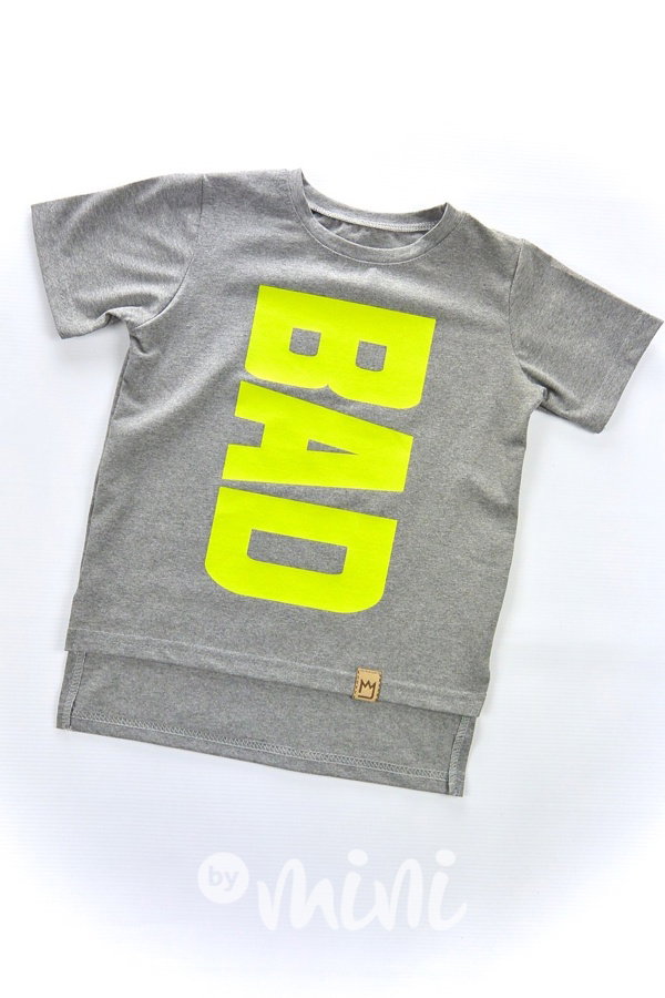 BAD grey/lemon triko