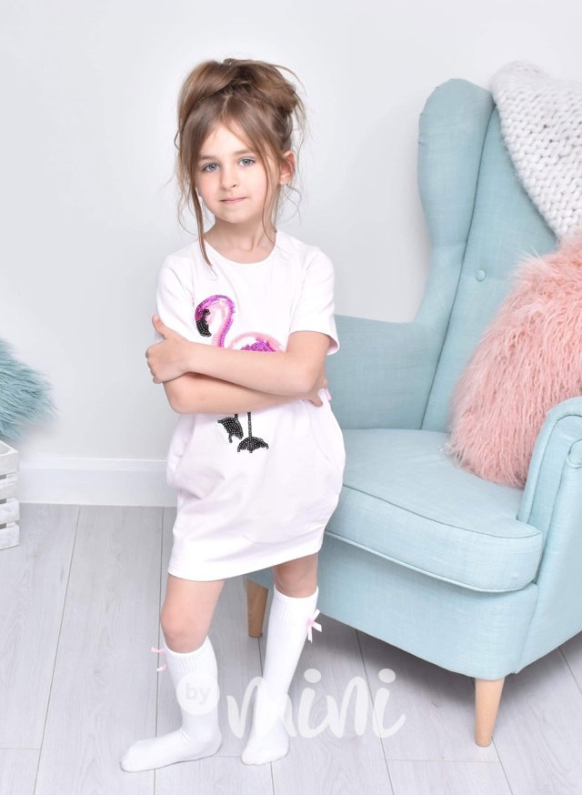 Flamingo baby pink dress