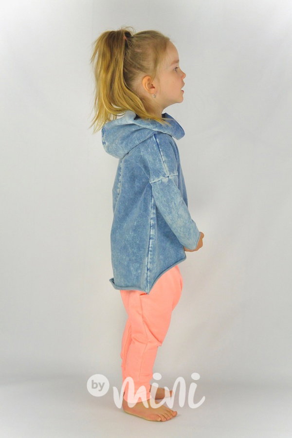 Atypická jeans mikina