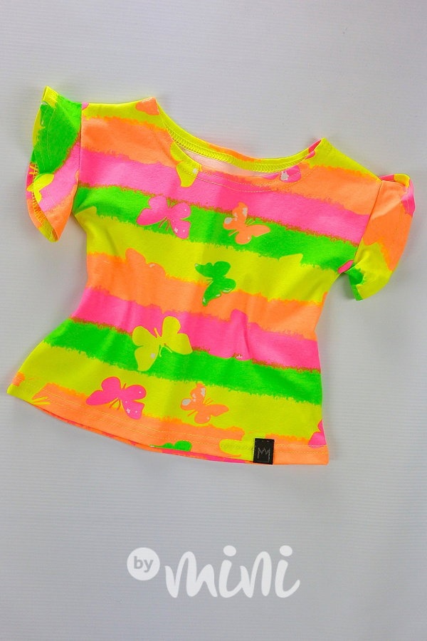 NEON Butterfly triko