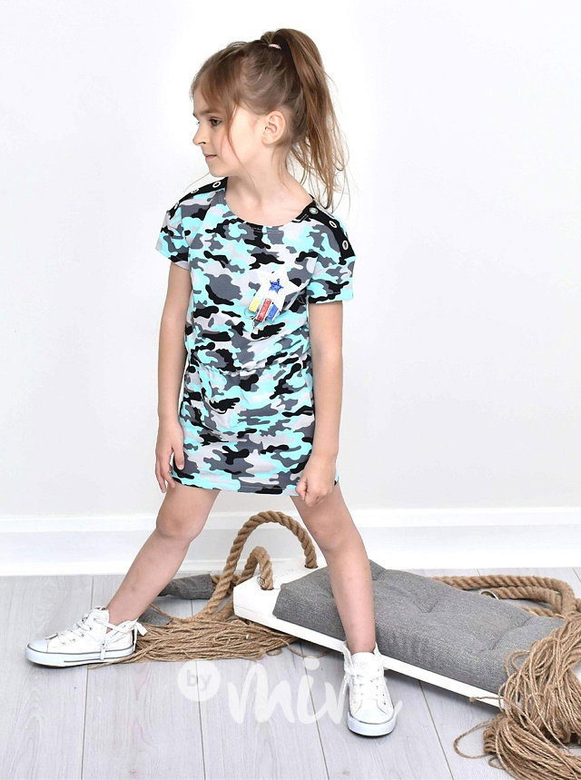Summer mint army dress
