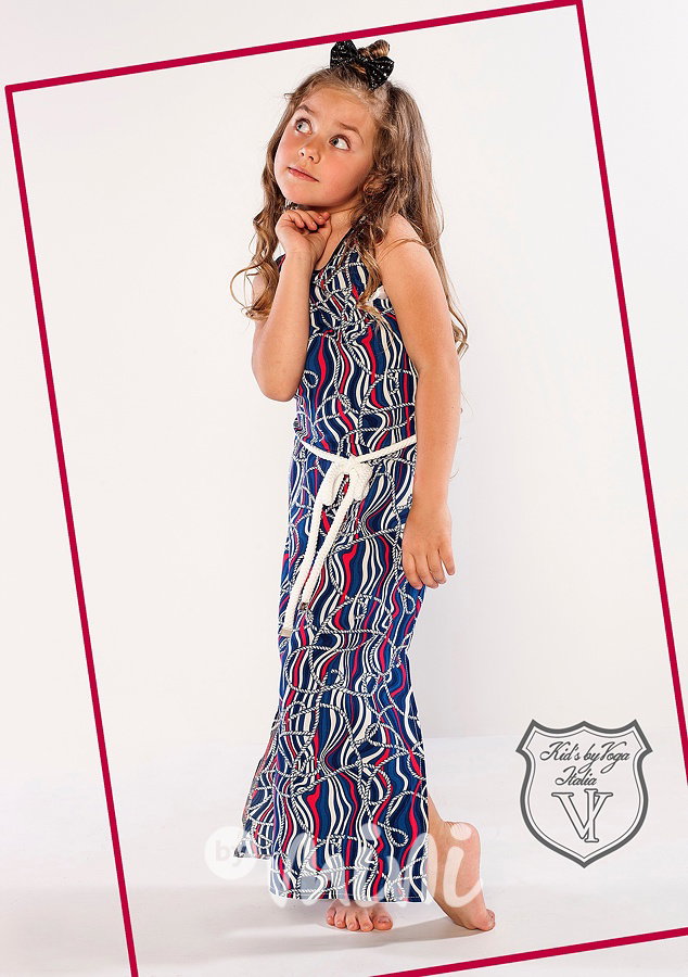 Marine maxi dress