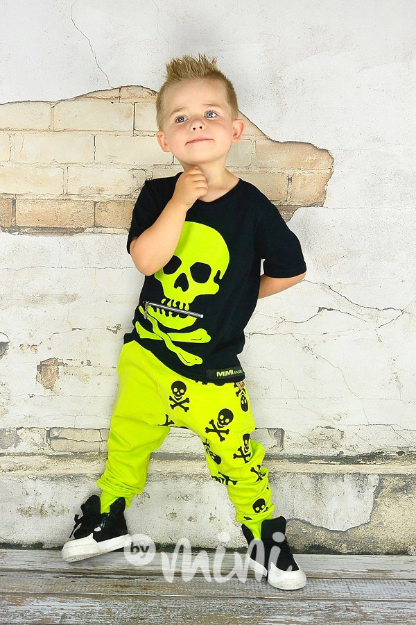 Lemon skull baggy