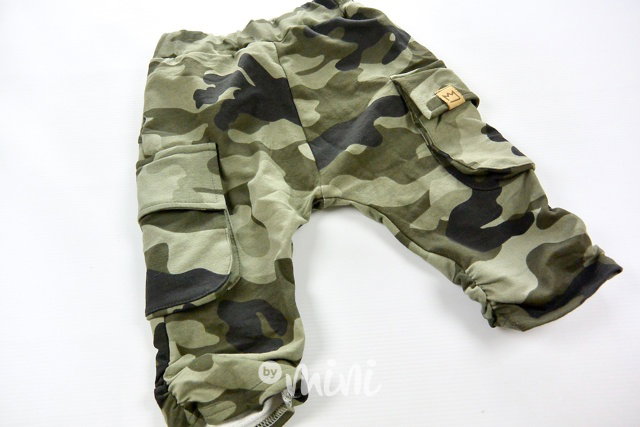 Green army letní baggy kapsáče
