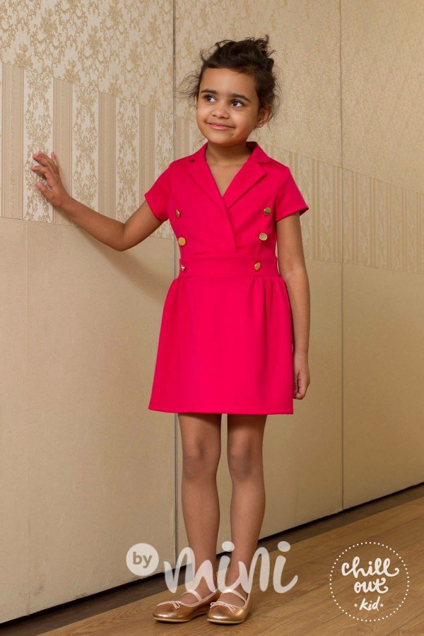 Uniform dress pink