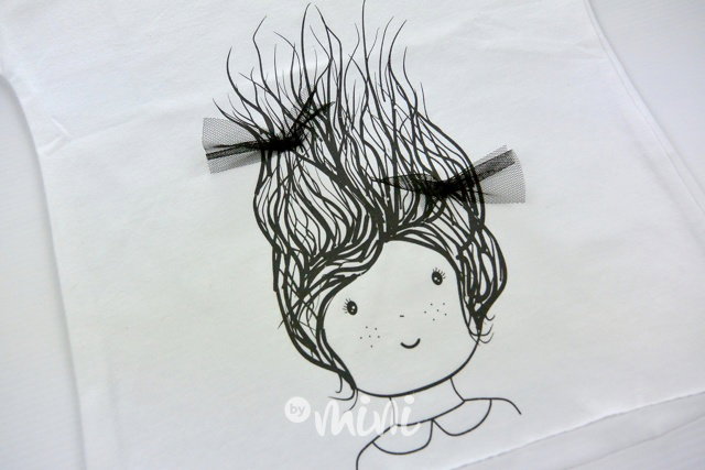 Hairy tričko bílé