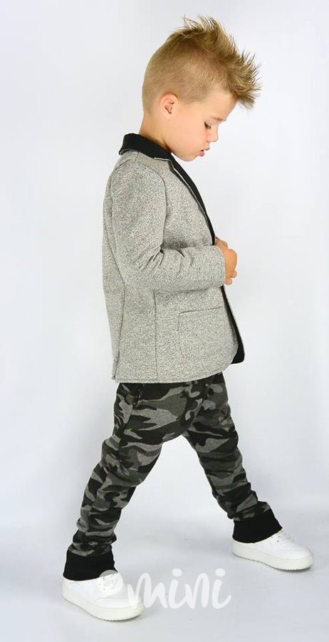 Dark grey army baggy tepláčky