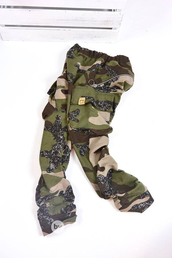 Sparkle/Green army baggy kapsáče