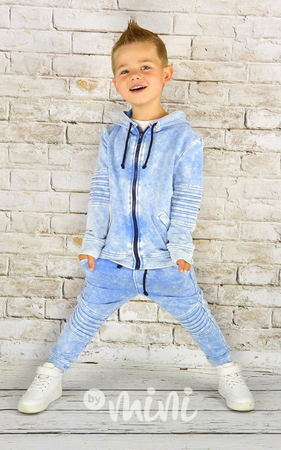 Světlý denim blue/sepraný set