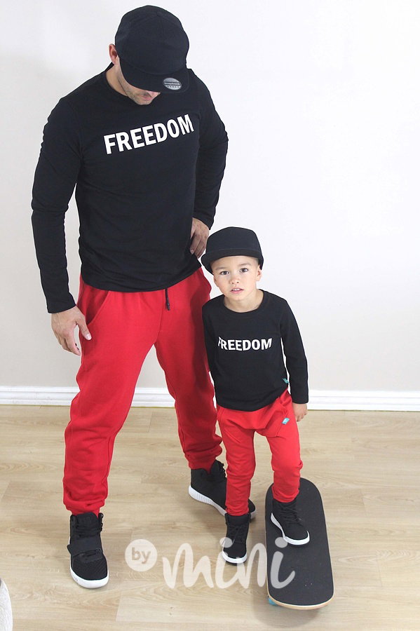 Černé triko "Freedom"