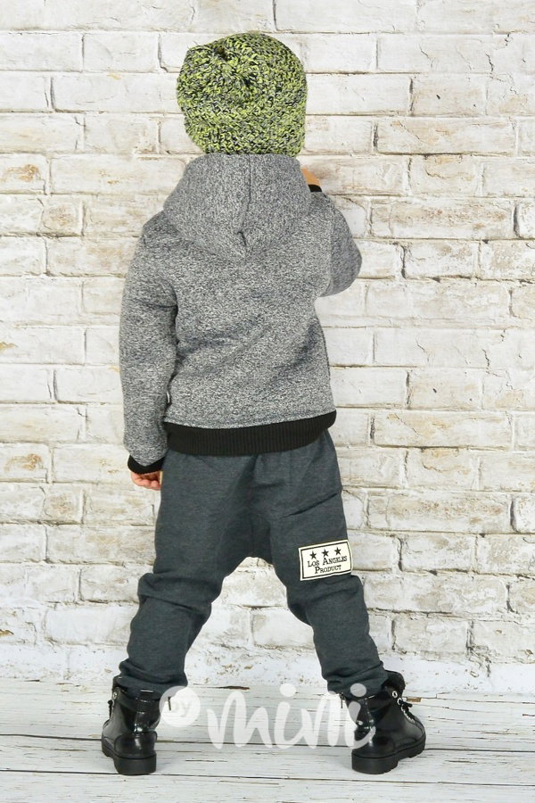 Zimní extra teplá mikina s kožíškem