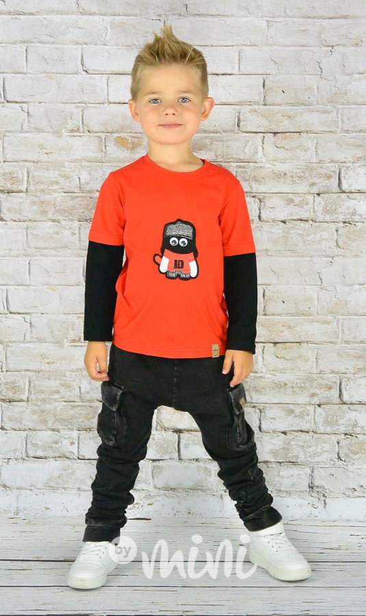 Soft black baggy kapsáče alá jeans