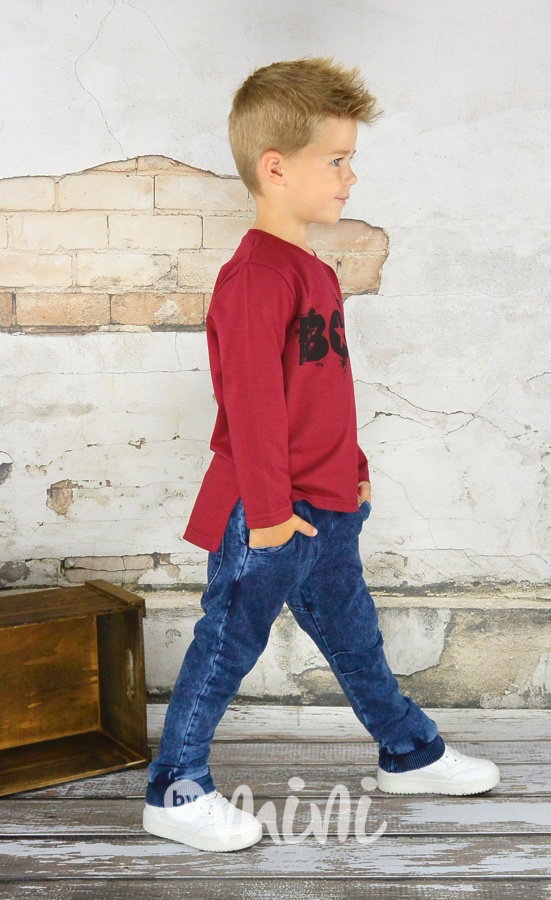 Dark jeans tepláčky