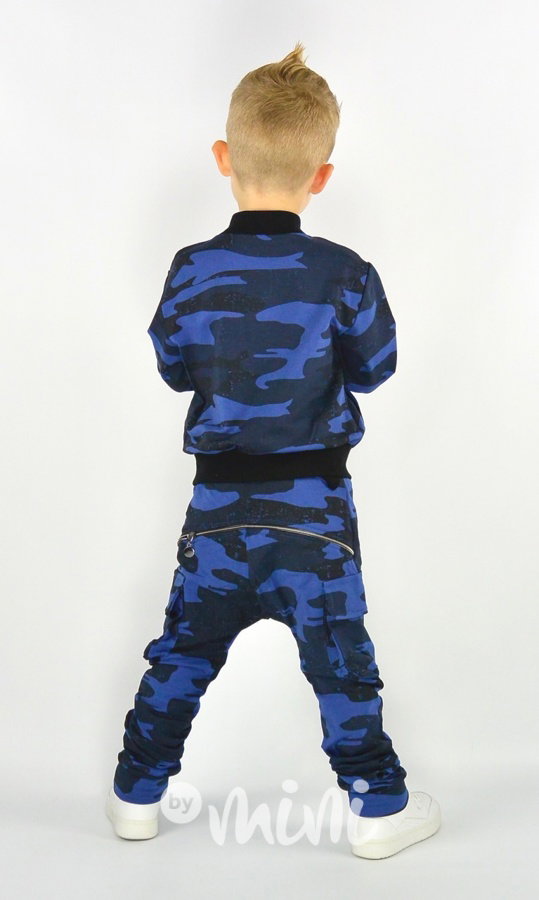 Blue army bomber mikina