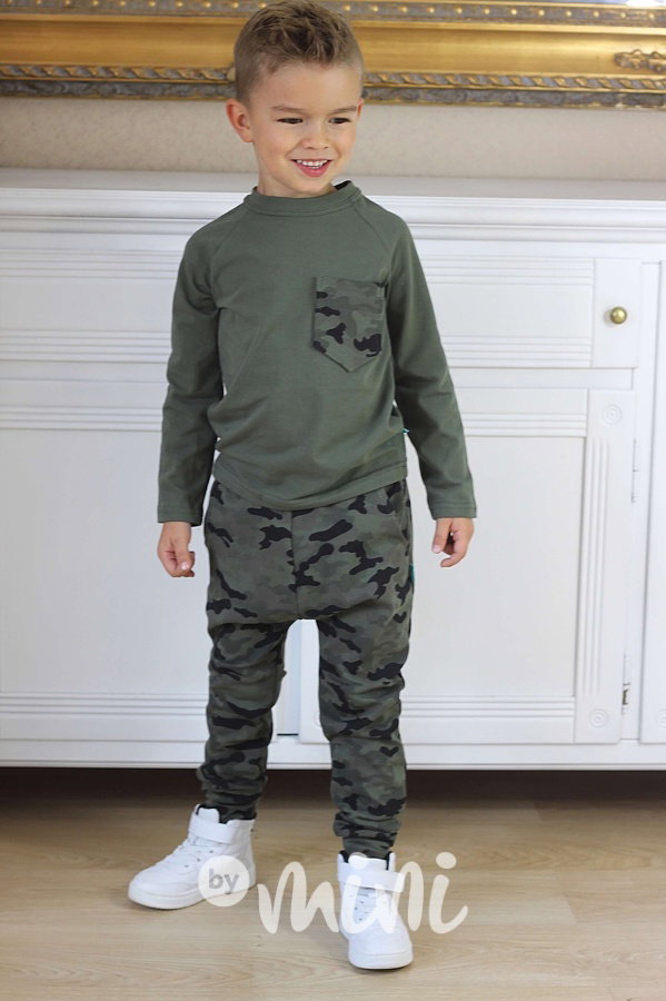 Khaki army tepláčky