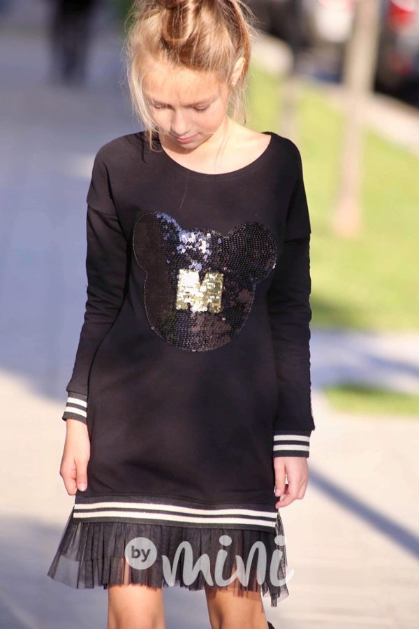Černé šaty v boho stylu