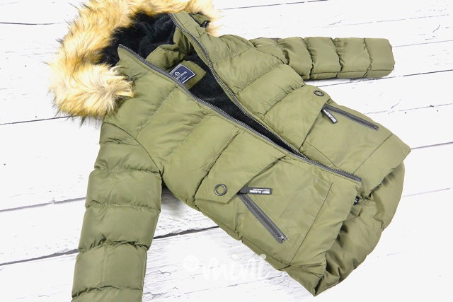Khaki zimní bunda