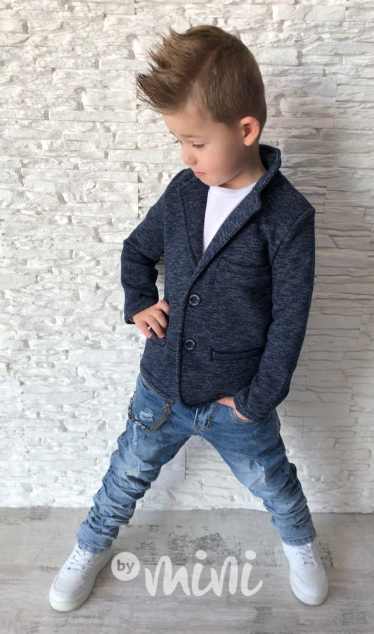 Jeans melange sáčko