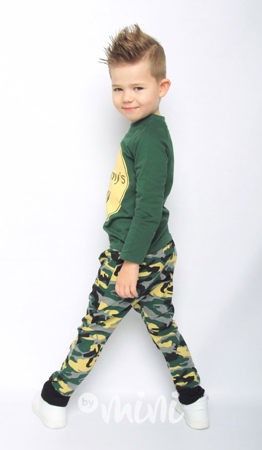Mommy's boy set green