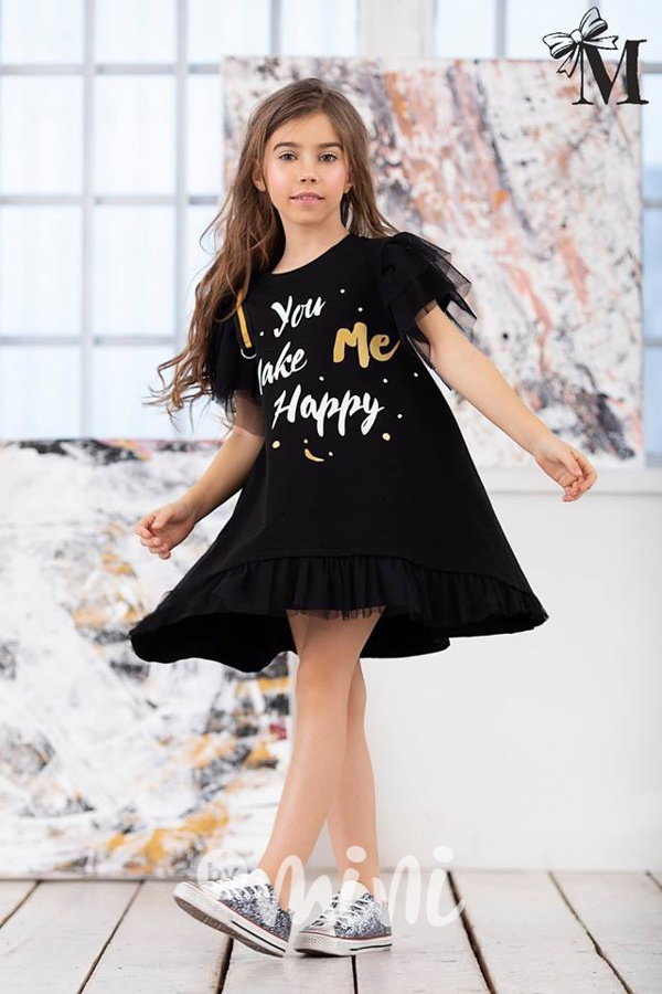 Happy black tunika
