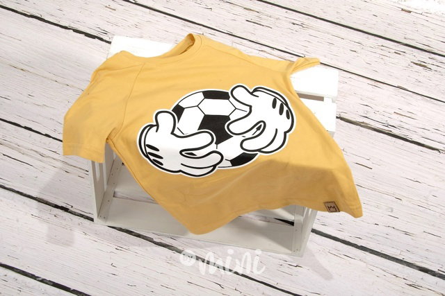 Football triko mustard