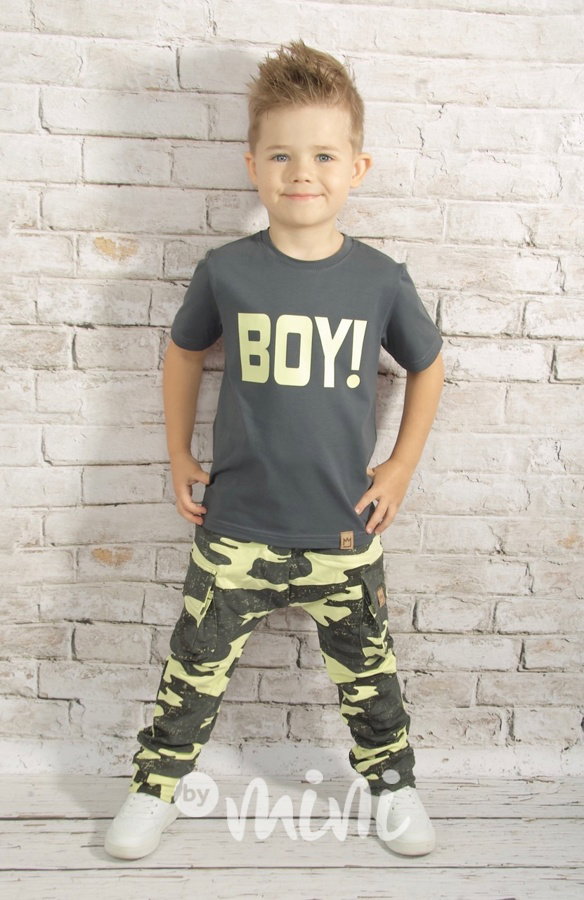 BOY light grey triko