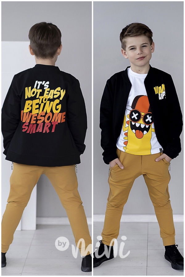 Awesome bomber mikina černá