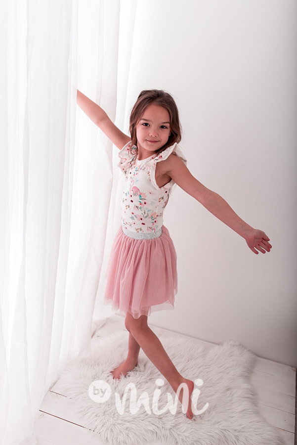 Pudder pink tutu sukýnka