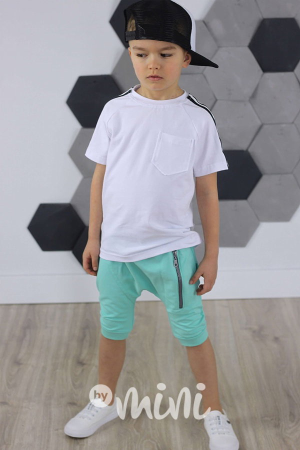 Mint shorts se zipem