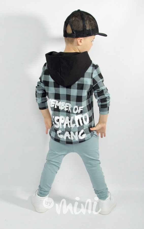 Gang karo mikina black/mint