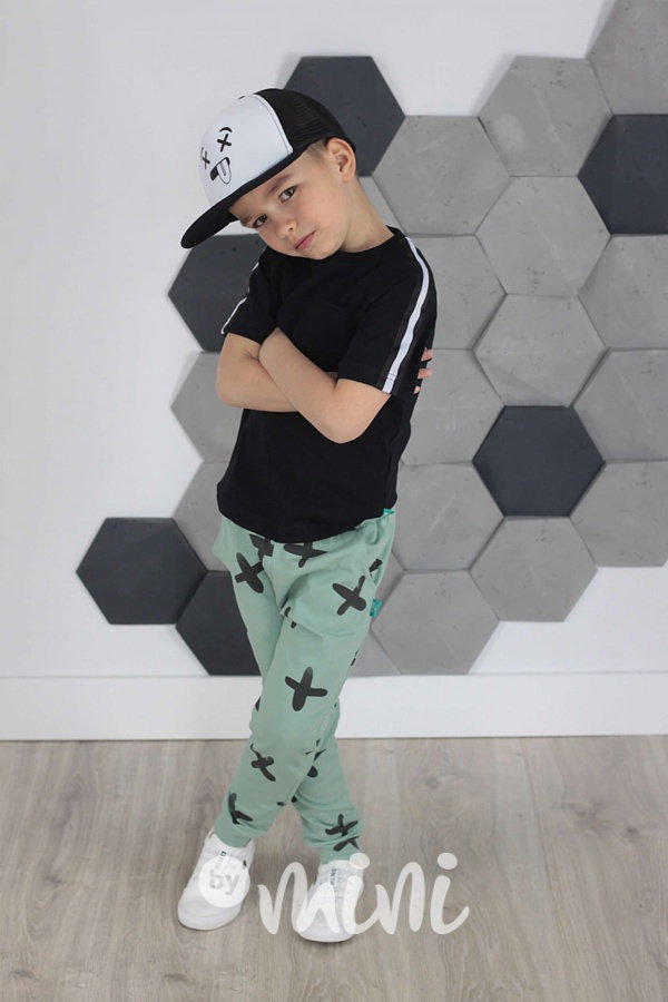 Letní X tepláčky dark mint