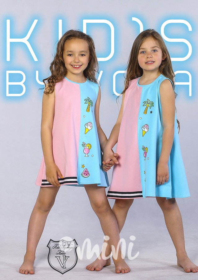 Bubble gum duo dress