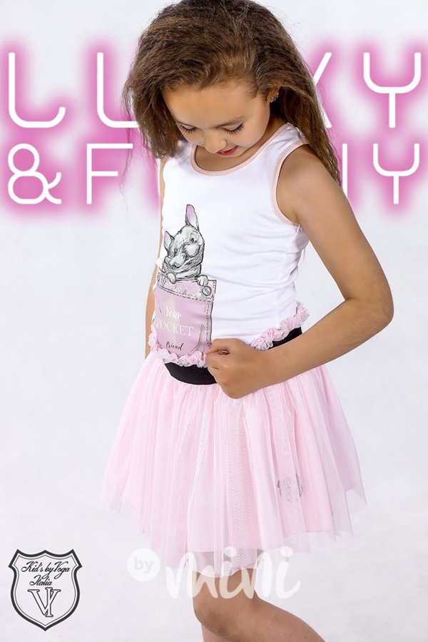 Topík + barbie pink tutu tylová sukýnka