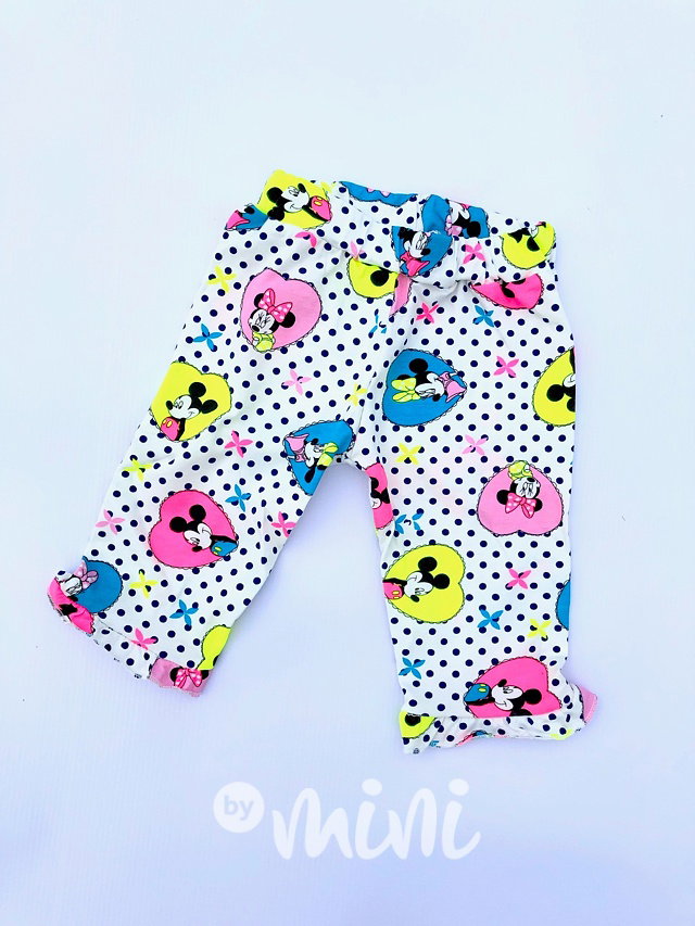 Neon Minnie fresh cotton dětské kraťásky