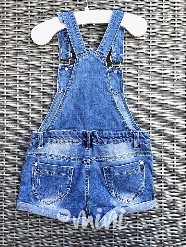 Zdobené jeans lacláče/kraťasy