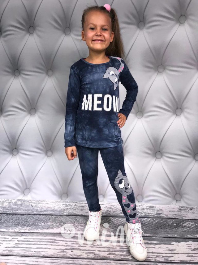 MEOW jeans cat souprava