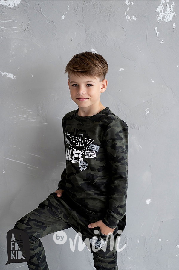 Break rules army mikina s laclem