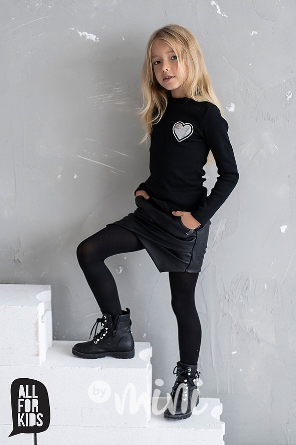 Sukňokraťasy leather look