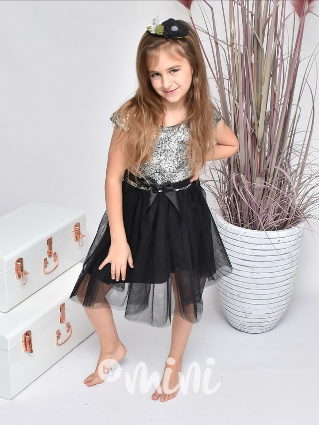 Slavnostní dětské šaty s flitry