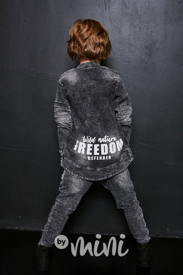 *Premium* Freedom ice black mikina na zip