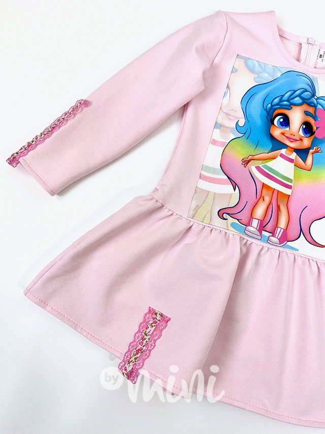 Doll šaty - pink