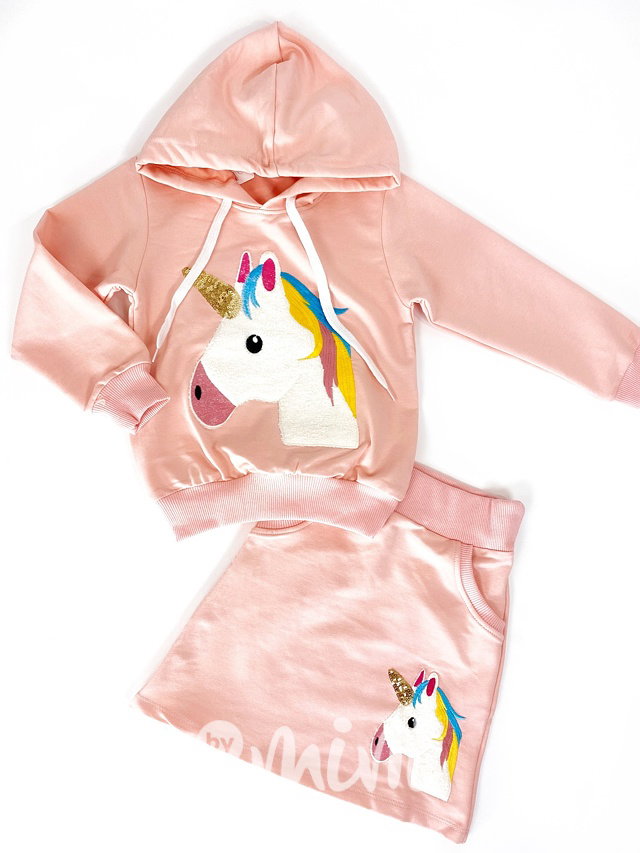 Unicorn souprava - růžová