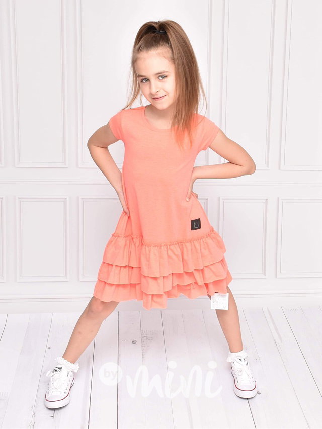 Orange dress dětské šaty*TOP*