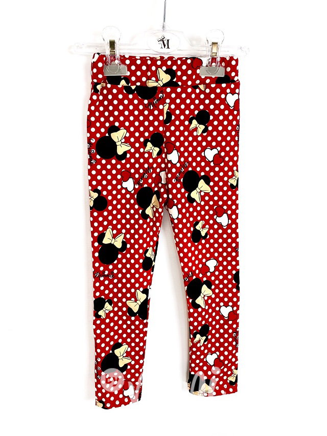 Minnie puntíky dětské legíny extra fine