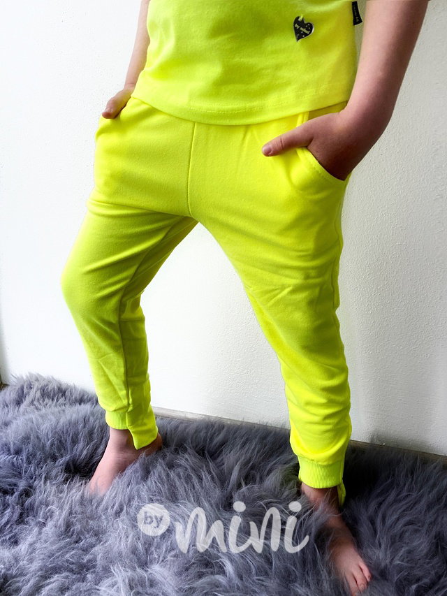 Fashion baggy - neon žluté