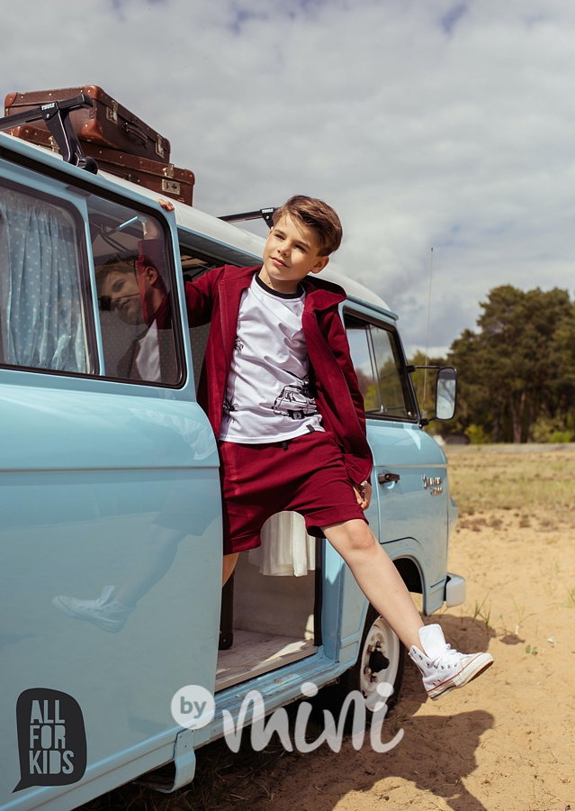 Bordo baggy shorts