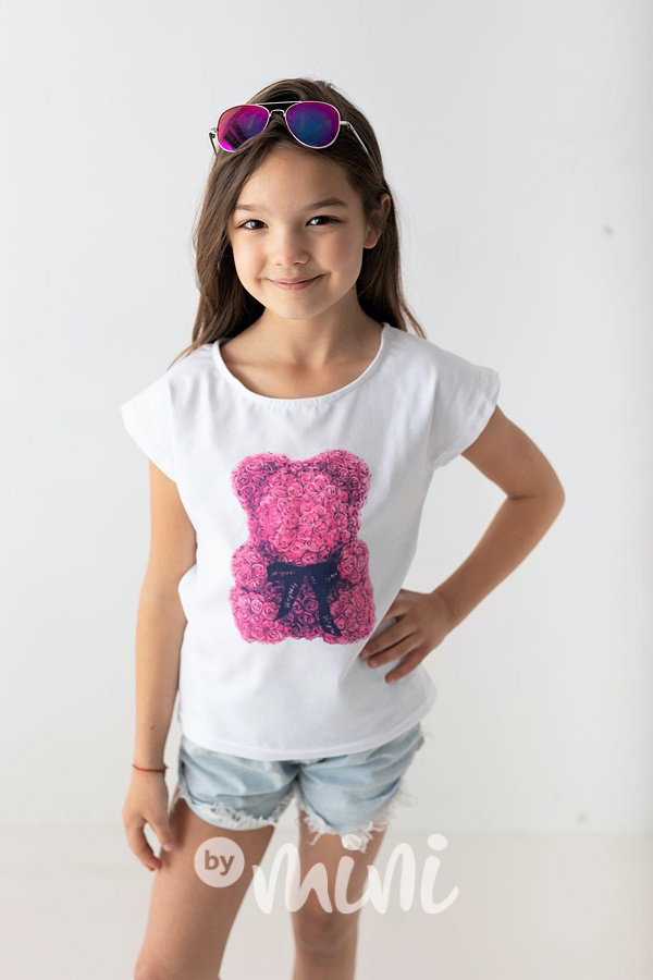 Rose bear blůzka bílá *Lily*