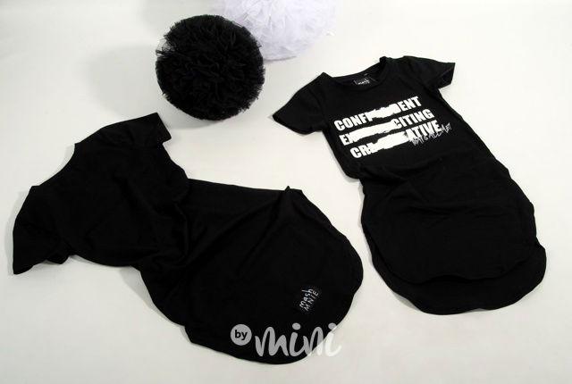 Creative long šaty black