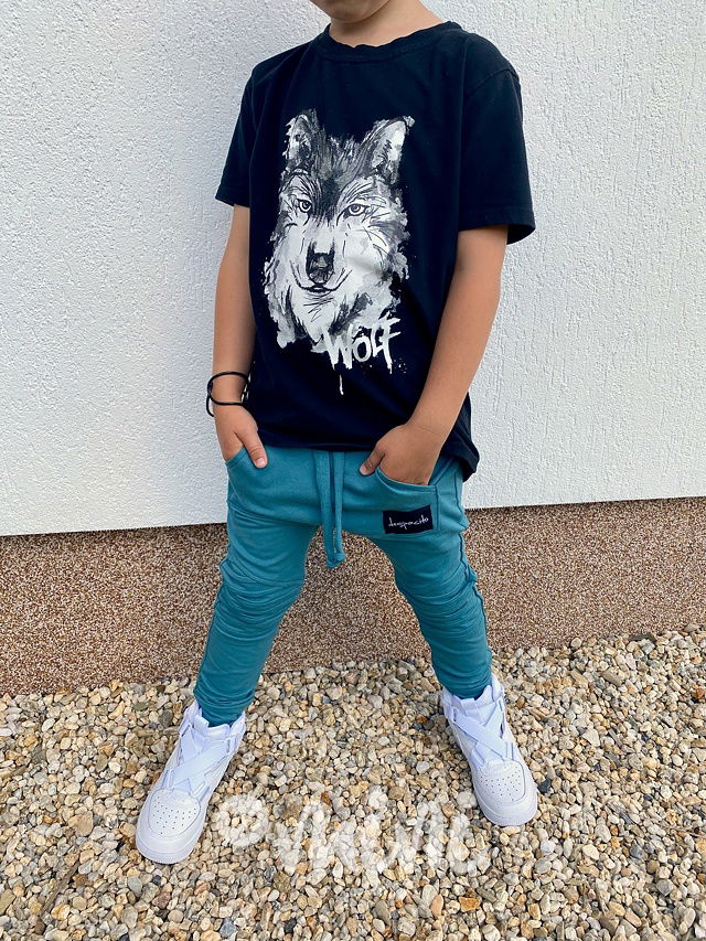 Despacito biker pants petrol