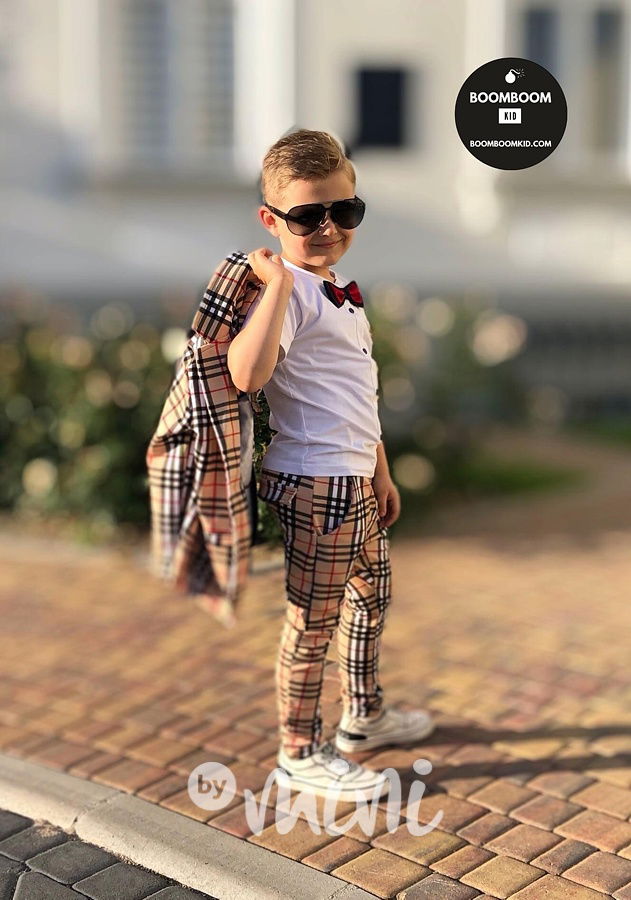 Karo chlapecké sako a kalhoty bavlna